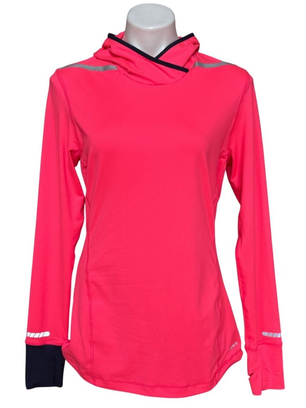 Brooks Women's Equilibrium Technology Long-Sleeve Pullover Hoodie Pink Size L